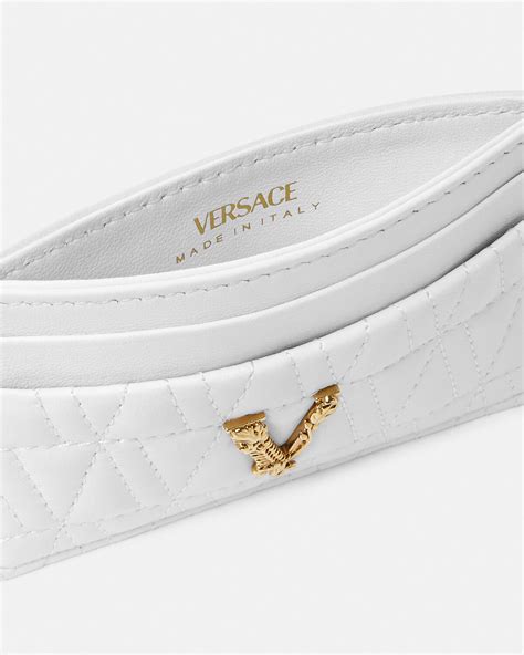 versace credit card holder|versace virtus card holder.